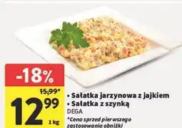 Intermarche Sałatka jarzynowa z jajkiem/z szynką Dega oferta