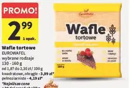 Intermarche Wafle tortowe EUROWAFEL wybrane rodzaje oferta