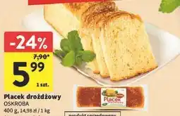 Intermarche Placek drożdżowy Oskroba oferta