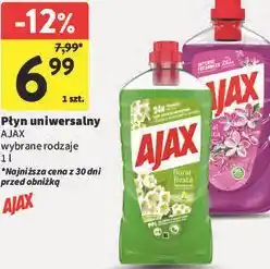 Intermarche Płyn uniwersalny AJAX wybrane rodzaje oferta