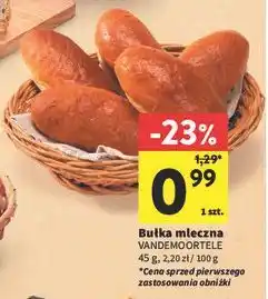 Intermarche Bułka mleczna VANDEMOORTELE oferta