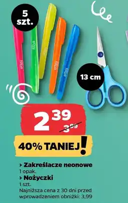Netto Zakreślacze neonowe / Nożyczki oferta
