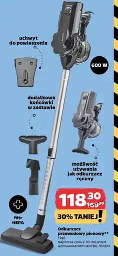 Netto Odkurzacz przewodowy pionowy oferta