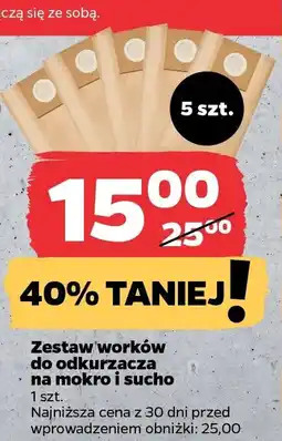 Netto Zestaw worków do odkurzacza na mokro i sucho oferta