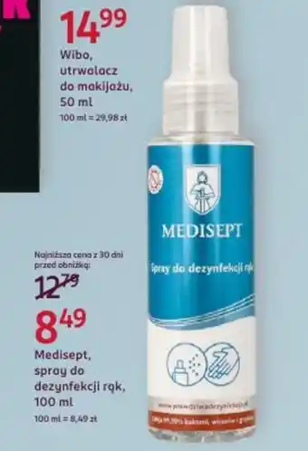 Rossmann Medisept, spray do dezynfekcji rąk oferta