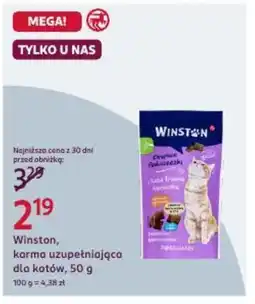 Rossmann Winston, karma uzupełniająca dla kotów oferta