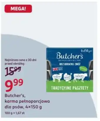 Rossmann Butcher's, karma pełnoporcjowa dla psów oferta
