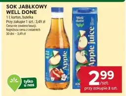 Stokrotka Market Sok Jabłkowy Well Done oferta
