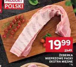 Stokrotka Market Żeberka wieprzowe paski ekstra mięsne oferta