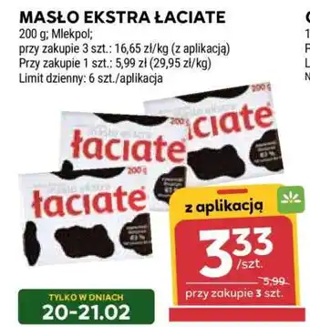 Masło ekstra ŁACIATE