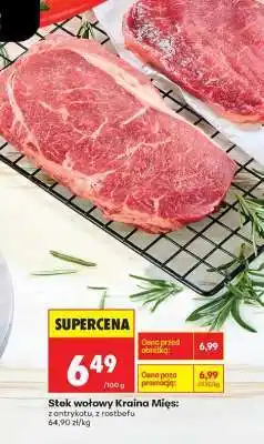 Biedronka Stek wołowy Kraina Mięs oferta