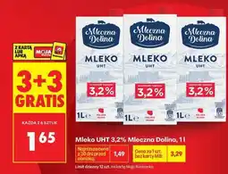 Biedronka Mleko UHT 3,2% Mleczna Dolina, 1l oferta