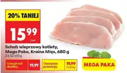 Biedronka Schab wieprzowy kotlety, Mega Paka, Kraina Mięs, 680 g oferta