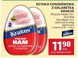 Stokrotka Market Szynka konserwowa z galaretką Krakus oferta