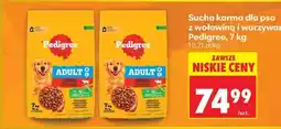 Biedronka Sucha karma dla psa z wołowiną i warzywami Pedigree, 7 kg oferta