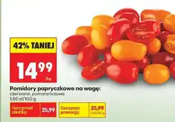 Biedronka Pomidory papryczkowe na wagę oferta