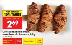 Biedronka Croissant z nadzieniem orzechowo kakaowym , 85 g oferta