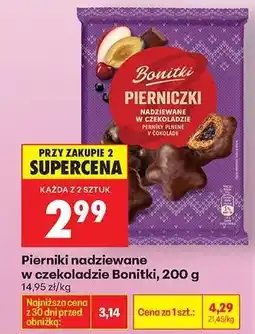Biedronka Pierniki nadziewane w czekoladzie Bonitki, 200 g oferta