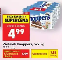 Biedronka Wafelek Knoppers 5x25 g oferta
