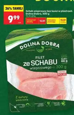 Biedronka Schab wieprzowy bez kości w plastrach Dolina Dobra, 300 g oferta