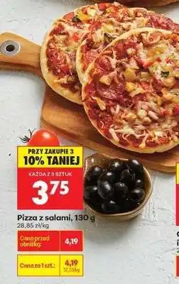 Biedronka Pizza z salami 130 g oferta