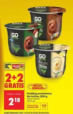 Biedronka Pudding proteinowy Go Active , 200 g oferta