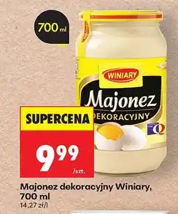 Biedronka Majonez Dekoracyjny Winiary, 700 ml oferta
