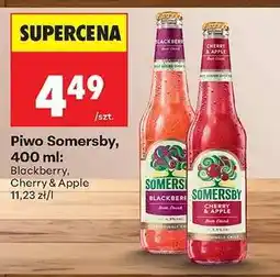 Biedronka Piwo Somersby, 400 ml oferta