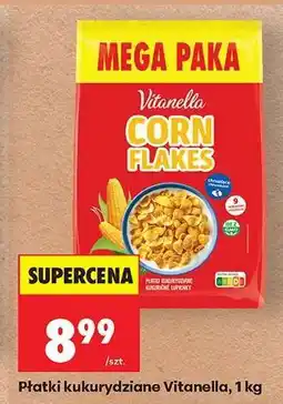 Biedronka Płatki kukurydziane Vitanella, 1 kg oferta