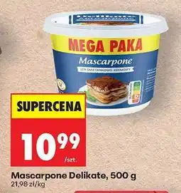 Biedronka Mascarpone Delikate, 500 g oferta