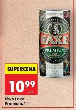 Biedronka Piwo Faxe Premium, 1 l oferta