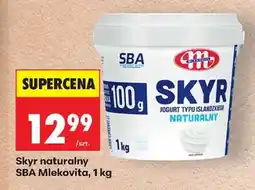 Biedronka Skyr naturalny SBA Mlekovita, 1 kg oferta