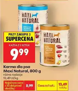 Biedronka Karma dla psa Maxi Natural, 800 g oferta