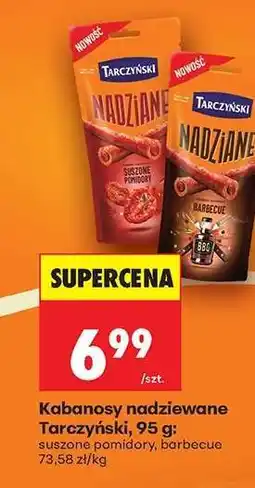 Biedronka Kabanosy nadziewane Tarczyński, 95 g oferta