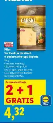 Lidl PILOS Ser Carski w plastrach oferta