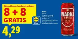 Lidl WARKA oferta
