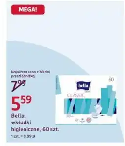 Rossmann Bella, wkładki higieniczne oferta