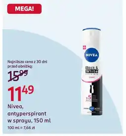 Rossmann Nivea, antyperspirant w sprayu oferta