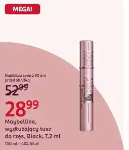 Rossmann Maybelline, wydłużający tusz do rzęs, Black oferta