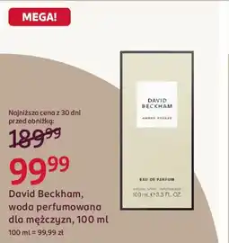 Rossmann David Beckham, woda perfumowana dla mężczyzn oferta