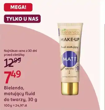 Rossmann Bielenda, matujący fluid do twarzy oferta