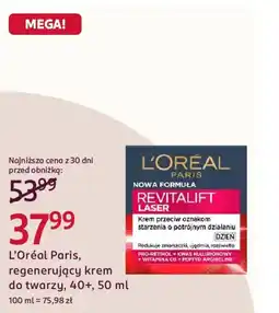 Rossmann L'Oréal Paris, regenerujący krem do twarzy, 40+ oferta