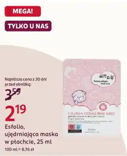 Rossmann Esfolio, ujędrniająca maska w płachcie oferta