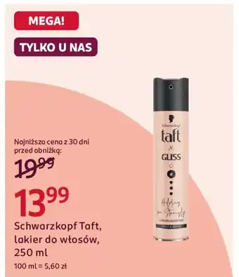Rossmann Schwarzkopf Taft, lakier do włosów oferta