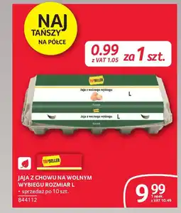 Selgros Jaja z chowu na wolnym wybiegu rozmiar l oferta