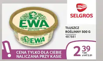 Selgros Tłuszcz roślinny oferta