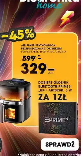Air Dryer Frytkownica beztłuszczowa z okienkiem
