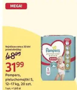 Rossmann Pampers, pieluchomajtki 5, 12-17 kg, 20 szt oferta
