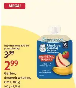 Rossmann Gerber, deserek w tubce, 6m+, 80 g oferta