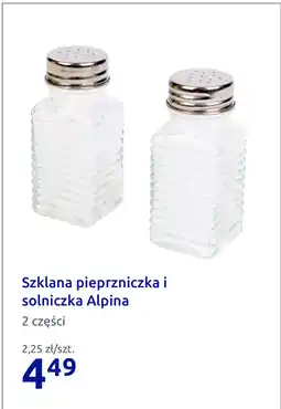 Action Szklana pieprzniczka i solniczka Alpina oferta